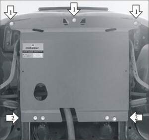 Защита MOTODOR двигателя, КПП Daewoo Matiz 1998-н.в. Хэтчбек, фургон Защита MOTODOR двигателя, КПП Daewoo Matiz 1998-н.в. Хэтчбек, фургон