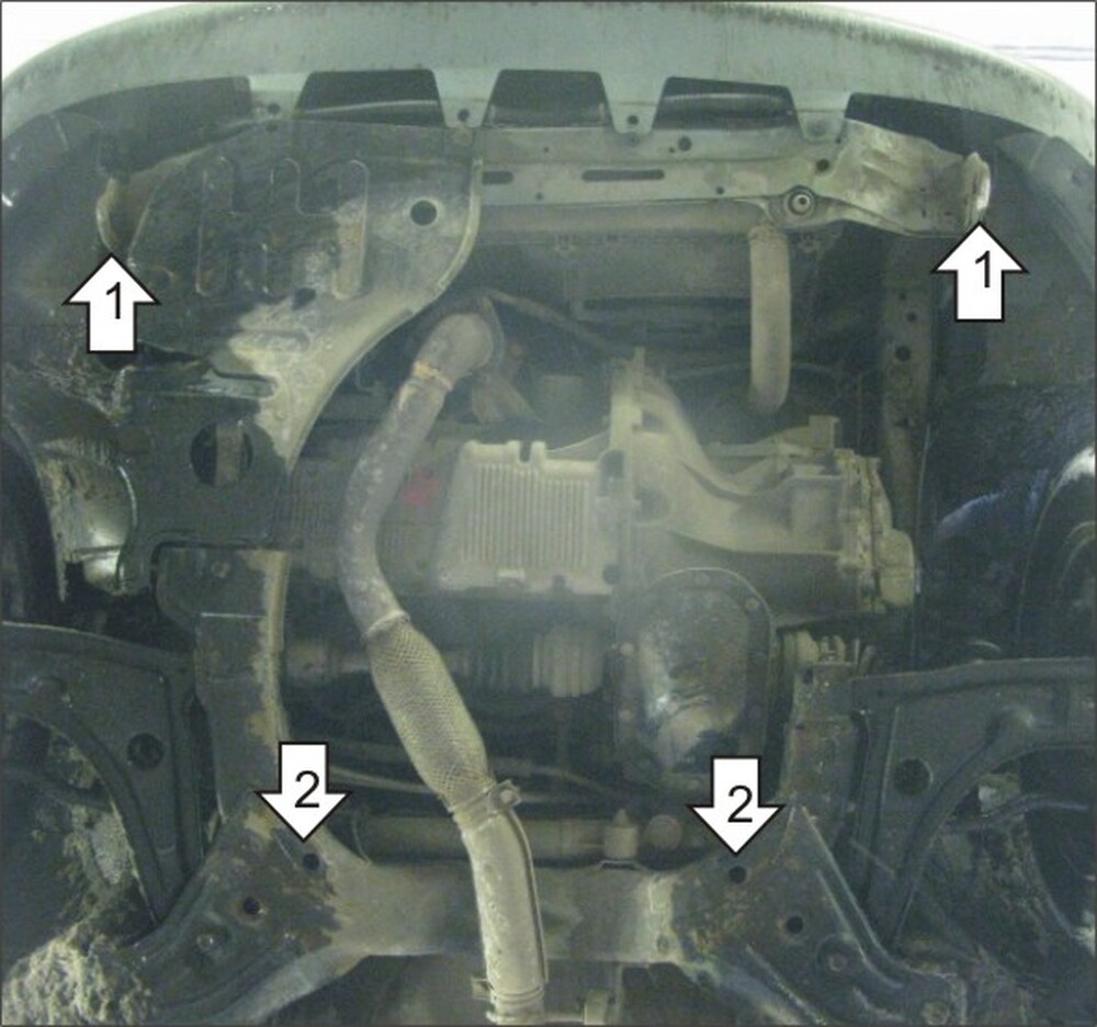 Защита MOTODOR двигателя, КПП Daewoo Tacuma 2000-2007 Вэн Защита MOTODOR двигателя, КПП Daewoo Tacuma 2000-2007 Вэн