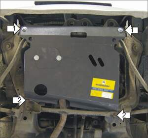 Защита MOTODOR двигателя, КПП Daihatsu Sirion  1998-2005 Хэтчбек