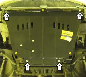 Защита MOTODOR двигателя, КПП Dodge Neon 1999-2003 Седан Защита MOTODOR двигателя, КПП Dodge Neon 1999-2003 Седан