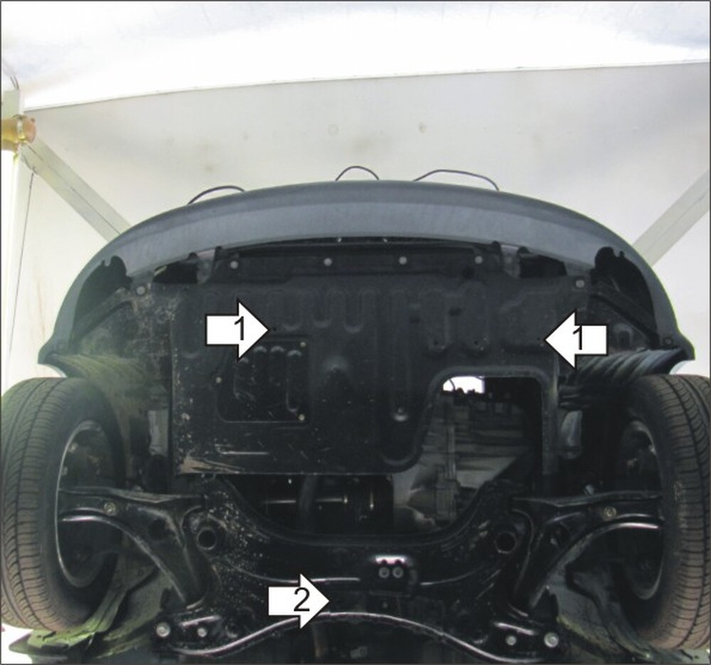 Защита MOTODOR КПП FAW Vita 2007- Седан Защита MOTODOR КПП FAW Vita 2007- Седан