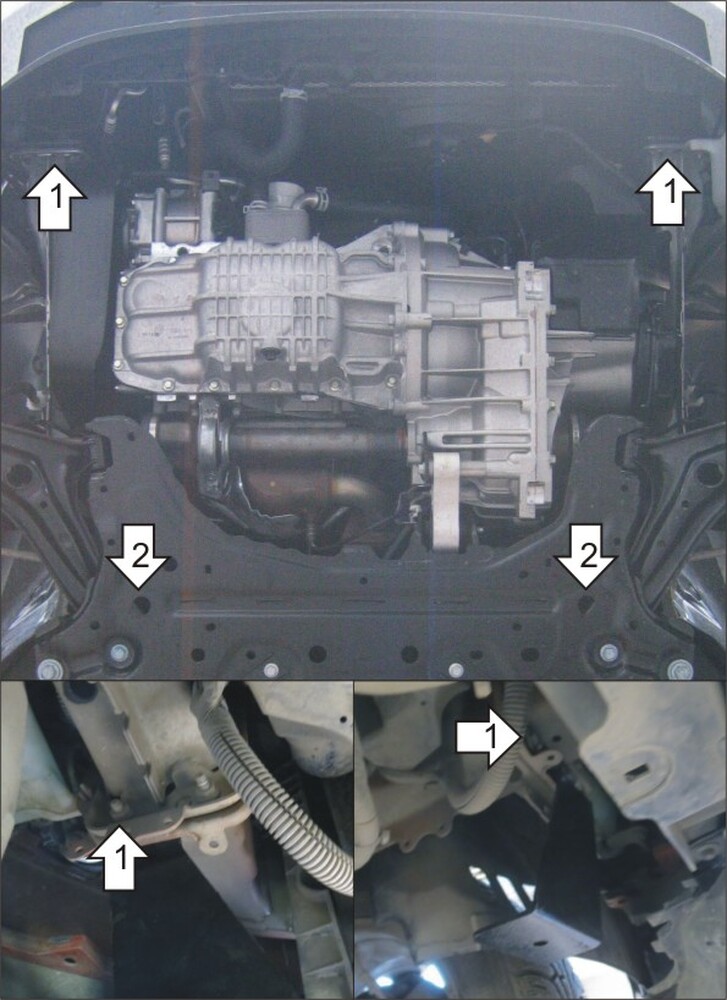 Защита MOTODOR двигателя, КПП Ford Ecosport 2014- Внедорожник Защита MOTODOR двигателя, КПП Ford Ecosport 2014- Внедорожник