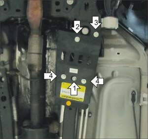 Усиленная защита трубок кондиционера (3 мм, сталь) для Ford Explorer 2010-2019