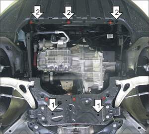 Защита MOTODOR двигателя, КПП Ford Focus C-max 2003-2007 Вэн