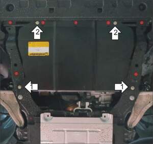 Защита MOTODOR двигателя, КПП Ford Mondeo V 2015- Седан