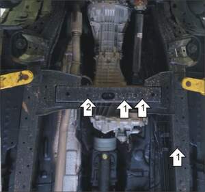 Защита MOTODOR разд.коробки Ford Ranger 2011- Пикап Защита MOTODOR разд.коробки Ford Ranger 2011- Пикап