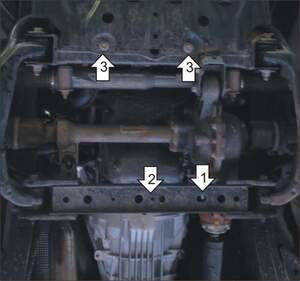 Защита MOTODOR двигателя Ford Ranger 2011- Пикап