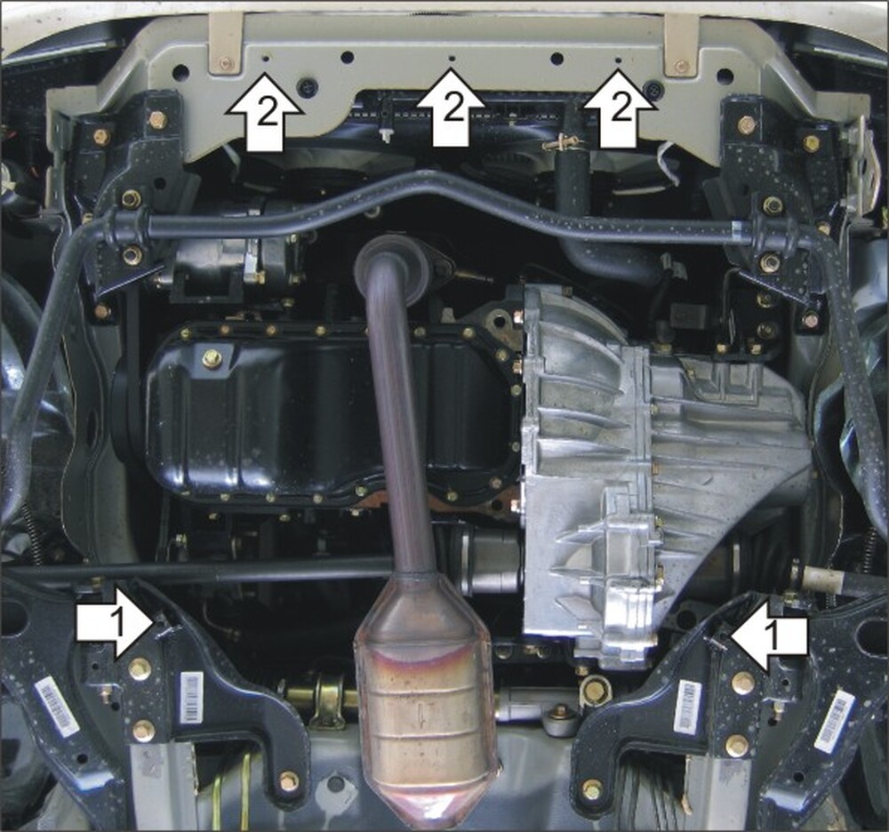 Защита MOTODOR двигателя, КПП Geely CK/Otaka 2009- Седан Защита MOTODOR двигателя, КПП Geely CK/Otaka 2009- Седан