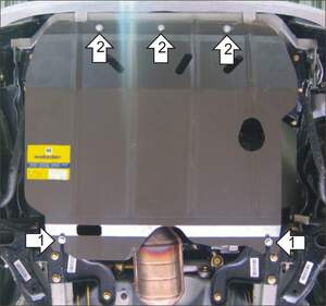 Защита MOTODOR двигателя, КПП Geely CK/Otaka 2009- Седан Защита MOTODOR двигателя, КПП Geely CK/Otaka 2009- Седан