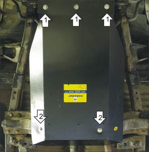 Защита MOTODOR КПП, разд.коробки Great Wall Deer, Deer G3/G5 2000-2017 Пикап