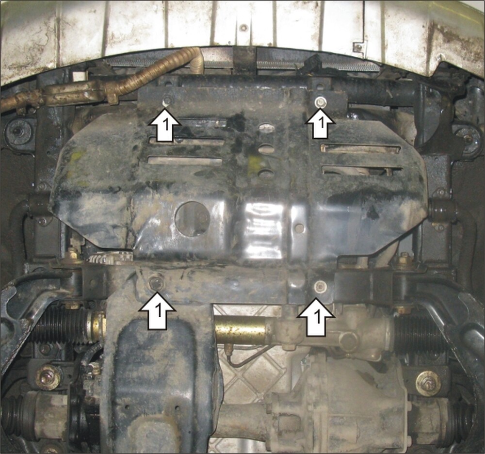 Усиленная защита картера двигателя, радиатора (3 мм, сталь) для Great Wall Hover H5 2013-2015 Усиленная защита картера двигателя, радиатора (3 мм, сталь) для Great Wall Hover H5 2013-2015