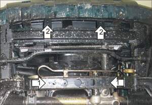 Защита MOTODOR радиатора Great Wall Safe  2004-2010 Внедорожник