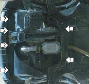 Защита MOTODOR двигателя, КПП Haima 7 2011- Внедорожник