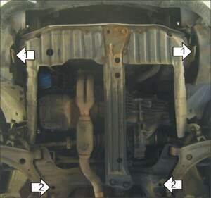 Защита MOTODOR двигателя, КПП Hyundai Coupe  1996-2002 купе