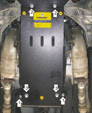 Защита MOTODOR КПП Infiniti G 25 2010-2012 Седан