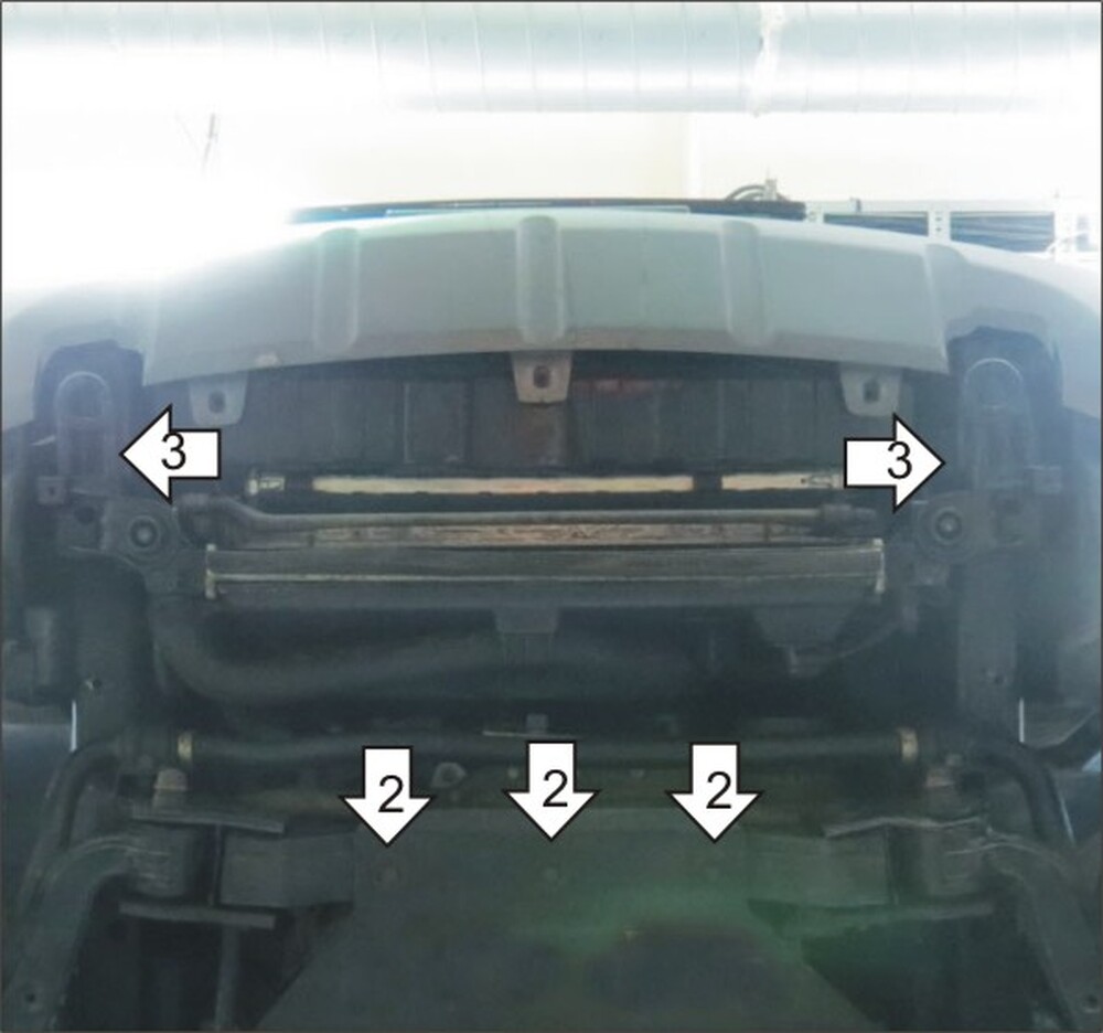 Защита MOTODOR радиатора KIA Mohave 2008- Внедорожник Защита MOTODOR радиатора KIA Mohave 2008- Внедорожник