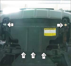 Защита MOTODOR радиатора KIA Mohave 2008- Внедорожник Защита MOTODOR радиатора KIA Mohave 2008- Внедорожник