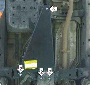 Защита MOTODOR разд.коробки KIA Mohave 2008- Внедорожник