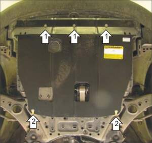 Защита MOTODOR двигателя, КПП KIA Sorento 2012- Внедорожник Защита MOTODOR двигателя, КПП KIA Sorento 2012- Внедорожник