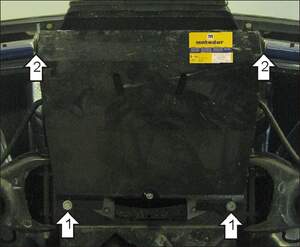 Защита MOTODOR двигателя Lada 2107 1982-2012 Седан Защита MOTODOR двигателя Lada 2107 1982-2012 Седан